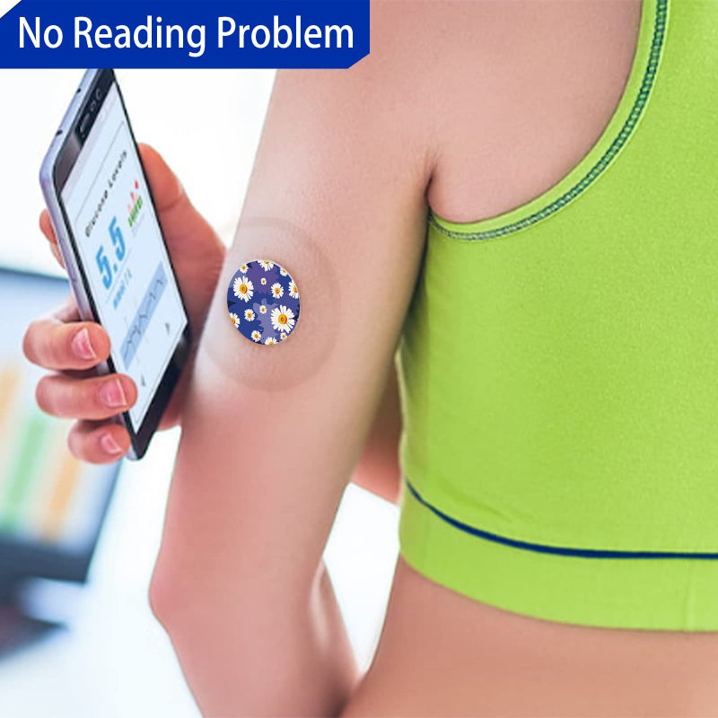 HONYOU 40 حزمة أغطية حساسات Libre 3 Plus مقاومة للماء مجموعات ملصقات حساسات و لاصقات شريط CGM، خالية من اللاتكس ومضادة للحساسية تدوم 14 يومًا - Image 5