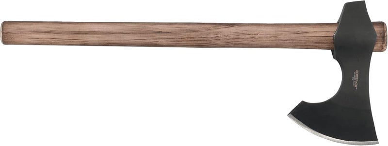 CRKT Berserker Axe: Two Handed Outdoor Axe, Forged 1055 Carbon Steel Blade, Hickory Handle 2736 - Image 2