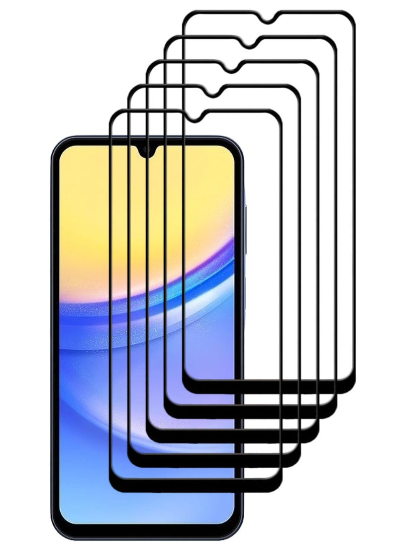 ACLIX 5 Pieces Antistatic ESD Dustproof Premium Quality High Definition Tempered Glass Screen Protector Designed For Samsung Galaxy A16 5G - Image 1