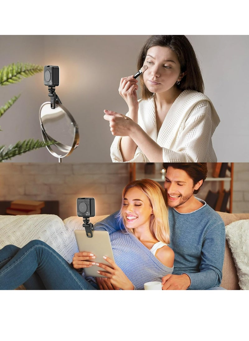 Beauenty - 80 LED Selfie Light, Phone Light with Clip  1/4 in Screw Hole, Portable Light with 3 Light Modes, Rechargeable Clip Fill Video Conference Light Selfie Panel Light for Phone/Camera/iPad/Laptop/TikTok - Image 1
