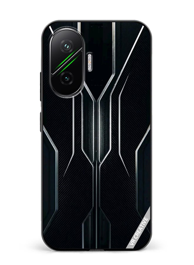 Protective Case Cover For Xiaomi Poco F7 Abstract Design Multicolour