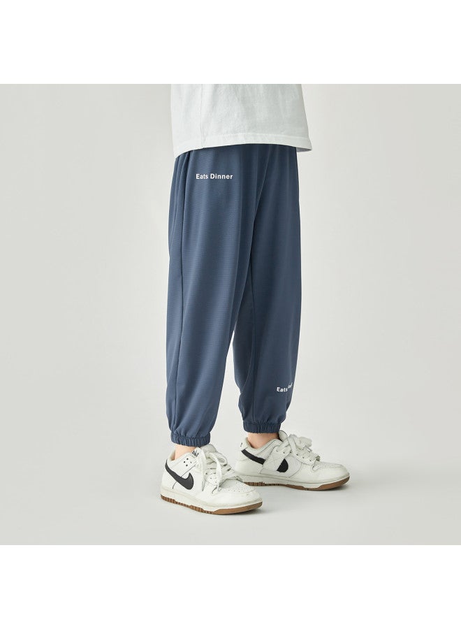 Light سروال مضاد للبعوض للأطفال 2025 صيف خفيف الوزن وقابل للتنفس مع أساور مرنة، سروال رياضي سريع الجفاف للأولاد - Image 5