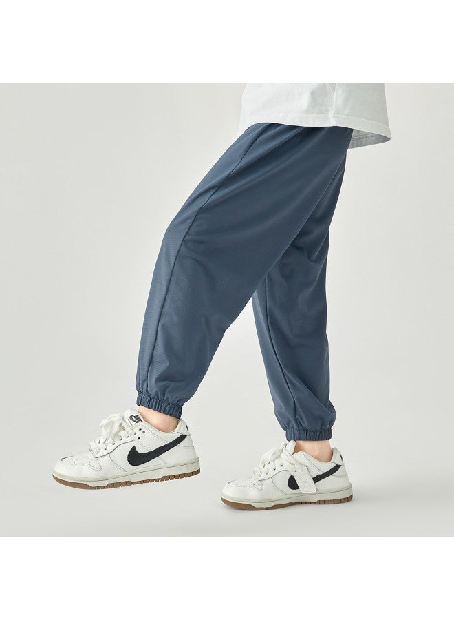 Light سروال مضاد للبعوض للأطفال 2025 صيف خفيف الوزن وقابل للتنفس مع أساور مرنة، سروال رياضي سريع الجفاف للأولاد - Image 4