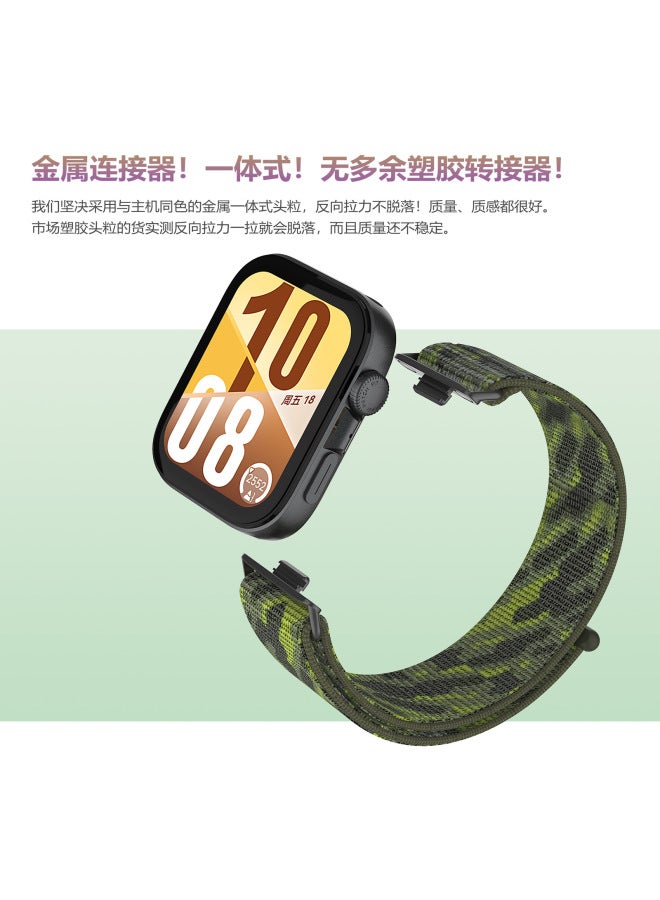 Suitable For Huawei Fit4 Strap 4pro Official All-in-one Nylon Loop Watch Fit3 Huawei Nylon Strap - Image 3