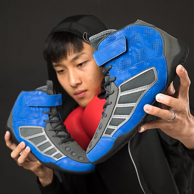 Boxing Shoes Wrestling Men'S Sports Fight Training Children Adult Gym Weightlifting Indoor Fighting Shoes - Image 5