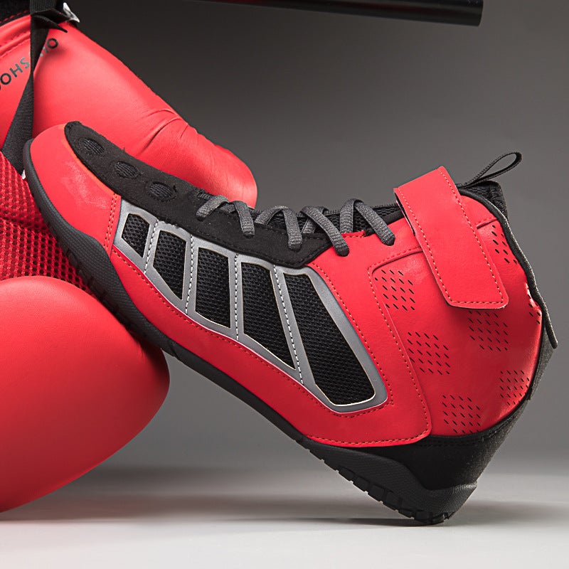 Boxing Shoes Wrestling Men'S Sports Fight Training Children Adult Gym Weightlifting Indoor Fighting Shoes - Image 3