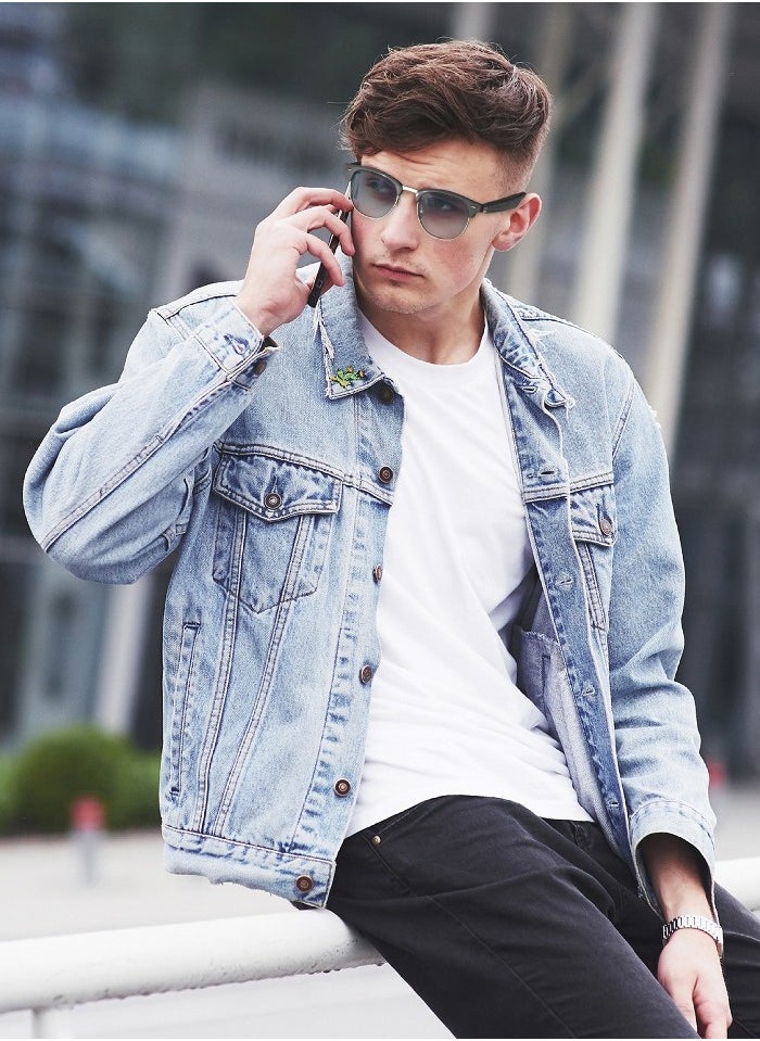 GREEN LION Urbanic Smart Eyewear with UV 400 Protection and Hands-Free Calls / Remote Camera /Smart Glasses with Photochromic lens / Magnetic Charging - Black  - Image 3