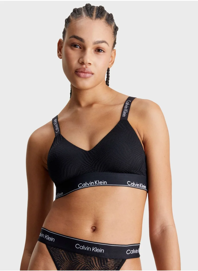 CALVIN KLEIN Logo Detail Bralette