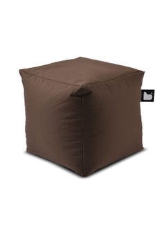 Extreme Lounging Extreme Lounging® - Original B-Box Pouf - Made in UK - Premium Quality Double Stitched Ottoman - UV Protected & Waterproof Stool, Ideal for Indoor & Outdoor Use - 40x40x40cm - Brown  - Image 2