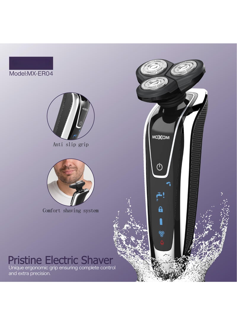 MOXOM MX-ER04 Beard Trimmer Pristine Electric Shaver with LED Charging and Anti Slip Grip  - Image 2