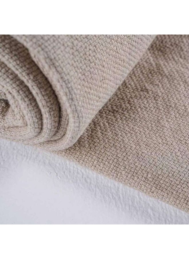 Pan Home Montana Stripe Throw 130x170cm-Natural - 125KGE9900152 - Image 5