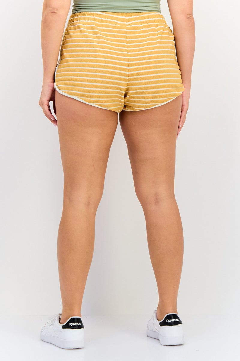 Billabong Women Stripe Basic Shorts, Multicolor - Image 2