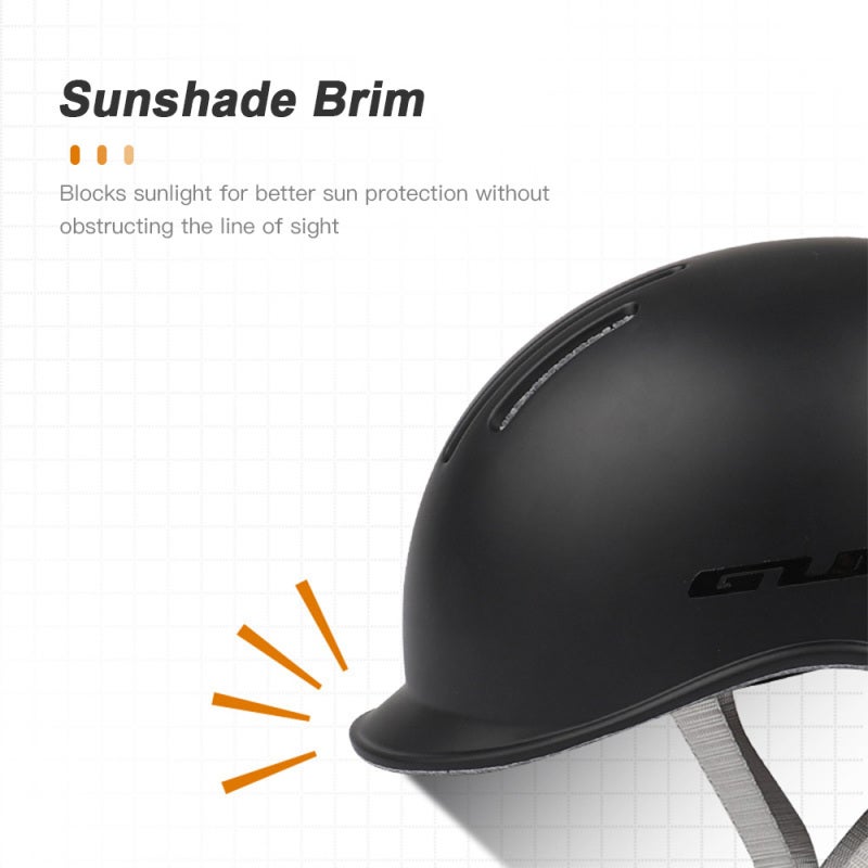 Electric Scooter Helmet Blue PC EPS Integrated Molding - Adjustable Head Circumference Bike Helmet with 8 Ventilation Holes Removable Inner Lining for Adult Men Women - Image 3