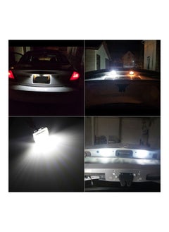 NIBEMINENT 2-Piece License Plate LED Light Set For Mercedes Benz W204/W212/W216/W221/W207  - Image 4
