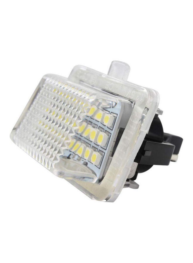 NIBEMINENT 2-Piece License Plate LED Light Set For Mercedes Benz W204/W212/W216/W221/W207  - Image 1