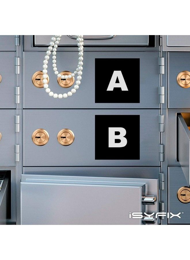 iSYFIX Letters Vinyl Stickers A To Z 3Inch 4 Sets Black Premium Decal Ideal For Inventory Storage Organizing Alphabet For Boxes Toolbox Lockers & More. Indoor And Outdoor  - Image 5