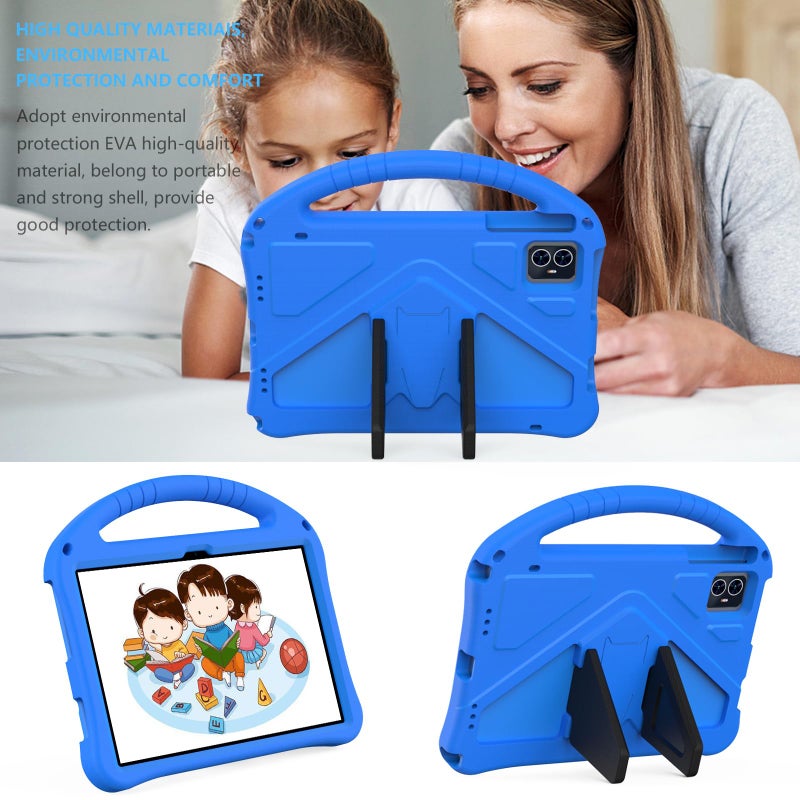 YRH for Tmobile Revvl Tab 2 Case (2025), Kids EVA Shockproof Cover with Shoulder Strap for T-Mobile Revvl Tab 2 Tablet (Blue) - Image 2