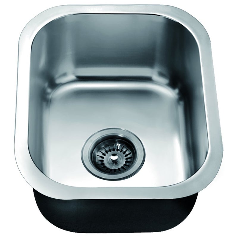 Dawn BS1215 Undermount Single Bowl Bar Sink Polished Satin