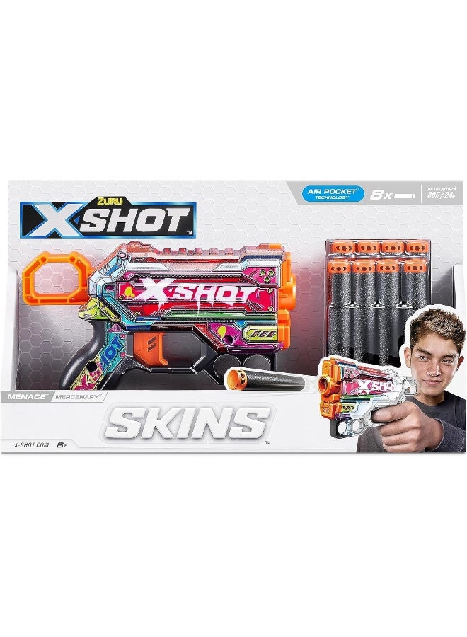 X-Shot Skins Menace Mercenary Blaster – Foam Dart Toy Gun - Image 4