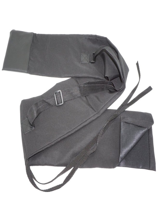 Eforlife Sword Storage Bag Sword Carry Bag with Strap Samurai Sword Katana Bokken Large Size Sword Bag Carrying Case (Leather Bottom with Back Strap) - Image 4