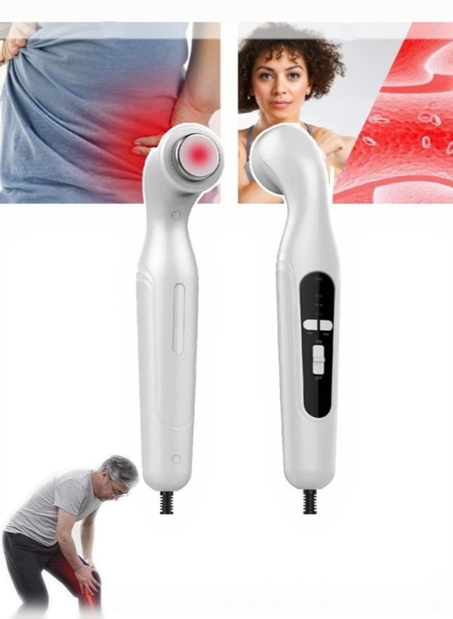 والالا جهاز علاج طبيعي بالموجات فوق الصوتية صغير الحجم (1 ميجا هرتز و3 ميجا هرتز)، 3 سرعات قابلة للتعديل، مؤقت من 1 إلى 15 دقيقة، حماية من درجة الحرارة الثابتة، منطقة إشعاع فعالة 4 سم²، أبيض - Image 1