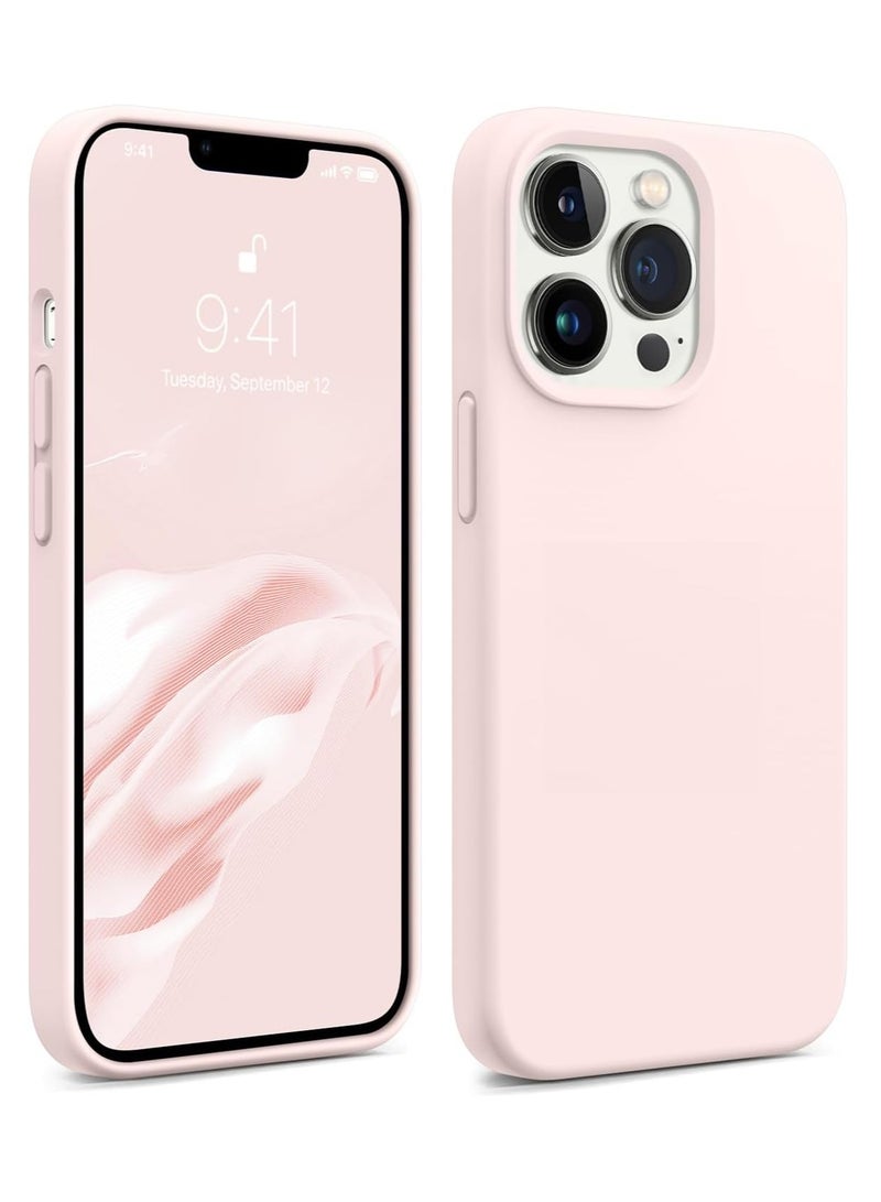 بورتوني جراب iPhone 13 Pro Max من السيليكون السائل ومضاد للخدش ومضاد لبصمات الأصابع وغطاء واقٍ ناعم حريري الملمس ومضاد للصدمات لهاتف Apple iPhone 13 Pro Max - Image 1