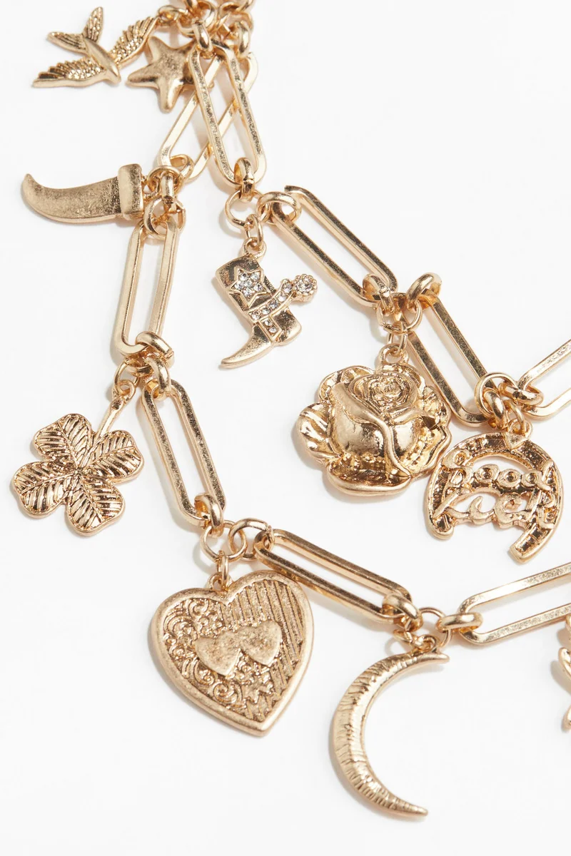 H&M Two-strand charm necklace