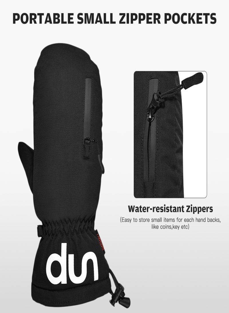 BOODUN Winter Ski Snow Mittens Women Men Water Touchscreen Warm Gloves for Snowboarding Skiing Outdoor Sports - Image 3