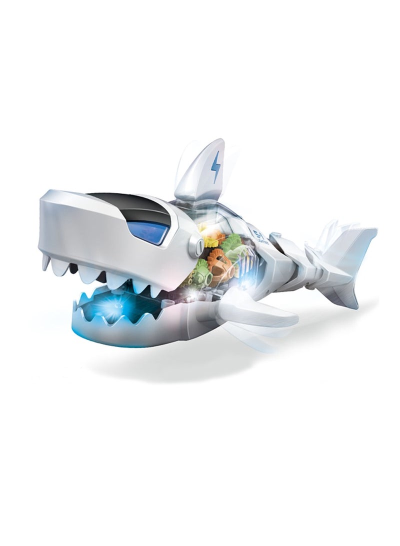 Gear Transmission Universal Shark Toy with Light and Music for Kids - Image 1