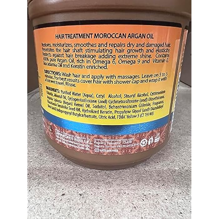 Silicon Mix Moroccan Argan Oil 4-Piece Set: Repairing Dry, Damaged Hair - Image 4