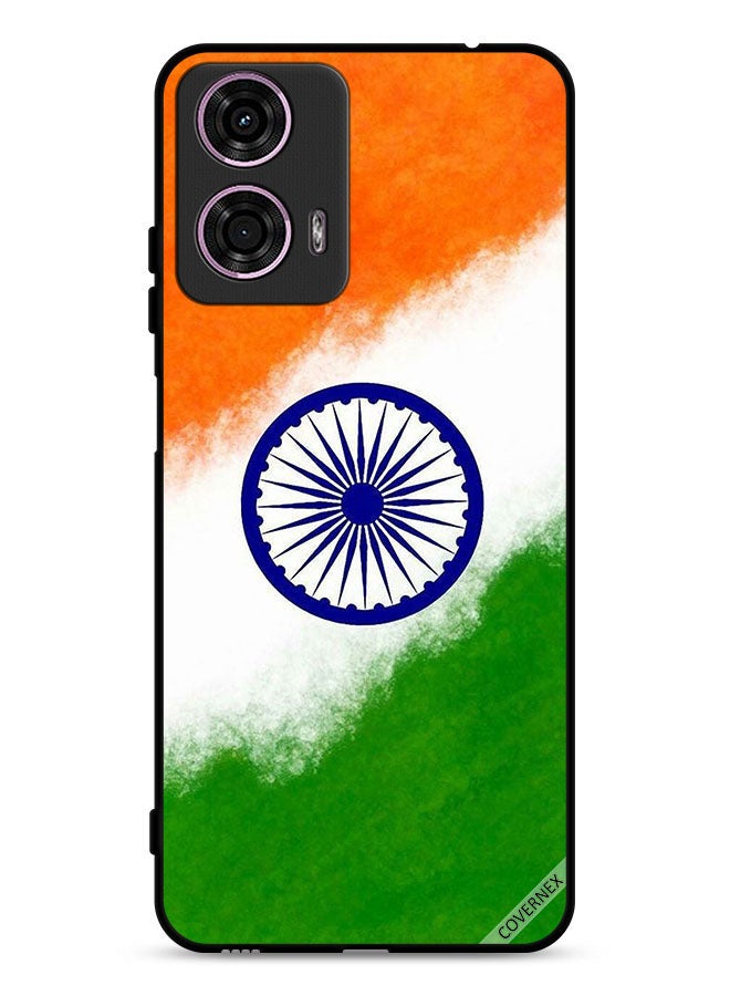 Covernex Motorola Moto G24 4G Protective Case Cover India Flag  - Image 1