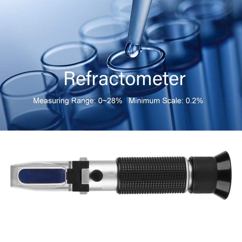 هيليتاند مقياس الجفاف (Hilitand Salinity Refractometer)، نموذج محترف بدقة تصل إلى 0-28%، مقياس جفاف دقيق لاختبار ملوحة الأطعمة. - Image 3