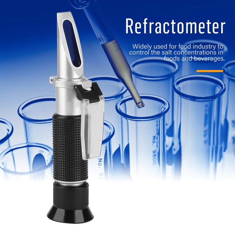 هيليتاند مقياس الجفاف (Hilitand Salinity Refractometer)، نموذج محترف بدقة تصل إلى 0-28%، مقياس جفاف دقيق لاختبار ملوحة الأطعمة. - Image 4