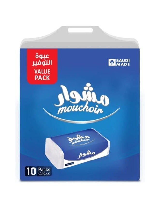 Mouchoir Facial Tissues 160 Sheets X 2 Ply, 10 Pieces - Pack Of 1 - Image 2