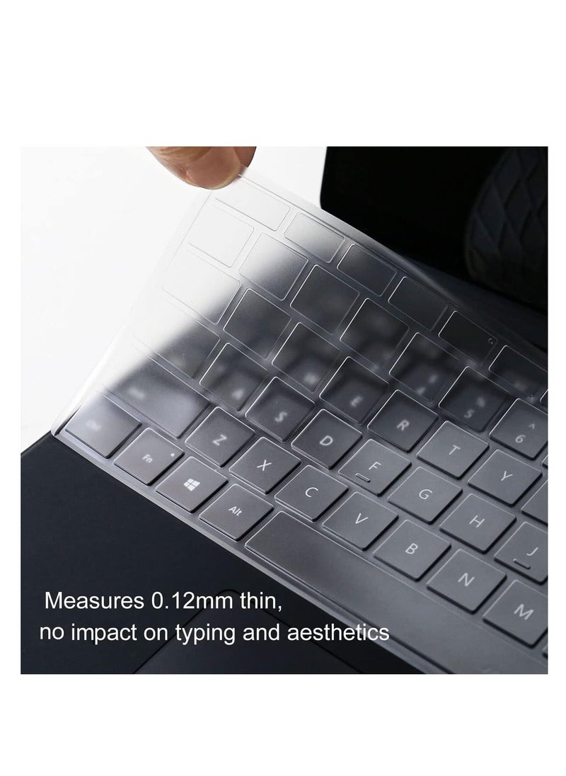 Keyboard Cover for New Microsoft Surface Pro 2024 Copliot PC 11th Edition, Surface Pro 10 13" 2024 / Surface Pro 9 8 2022-2019 / Surface Pro X 13 inch Tablet Laptop Keyboard Protector,Clear  - Image 4