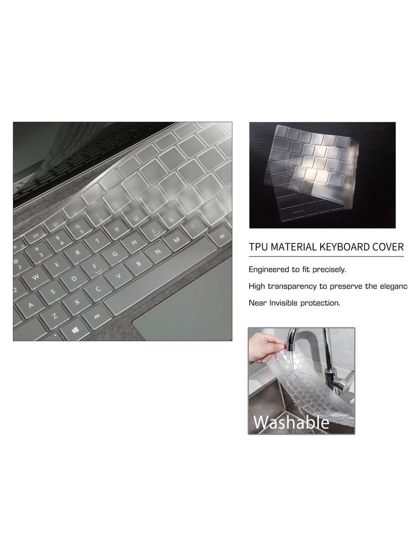 Keyboard Cover for New Microsoft Surface Pro 2024 Copliot PC 11th Edition, Surface Pro 10 13" 2024 / Surface Pro 9 8 2022-2019 / Surface Pro X 13 inch Tablet Laptop Keyboard Protector,Clear  - Image 5