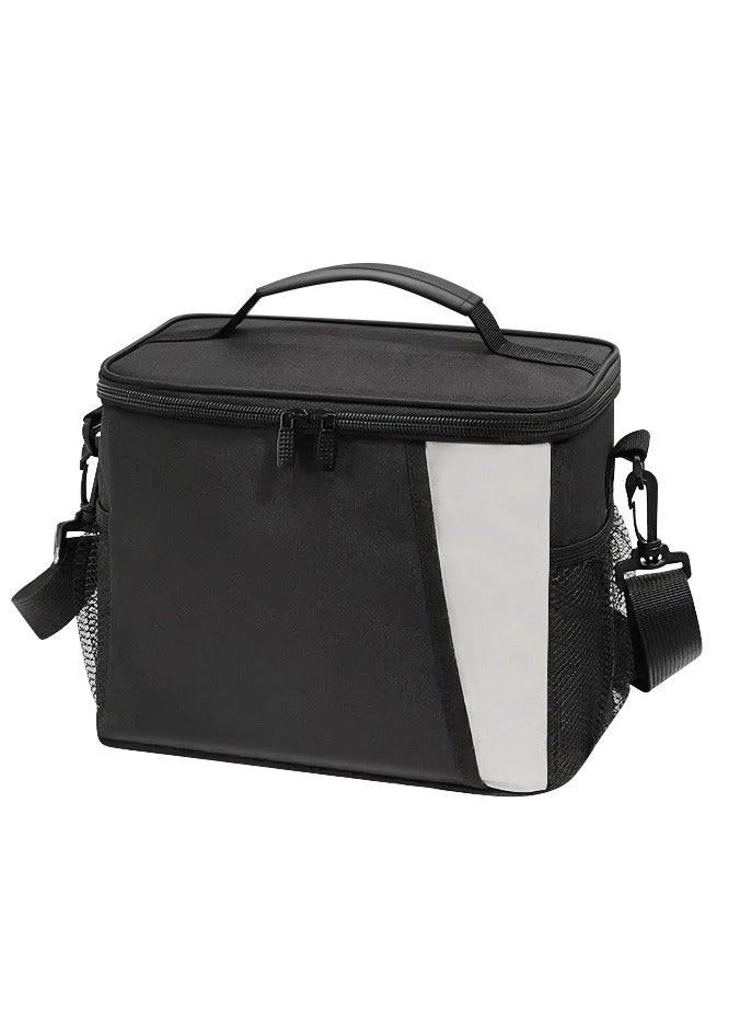 Insulated Lunch Bag for Men, Thermal Lunch Box for Women Cool Bag, Reusable Leakproof Lunch Tote Bag with Adjustable Shoulder Strap for Adult for Work/Picnic/Beach  - Image 1