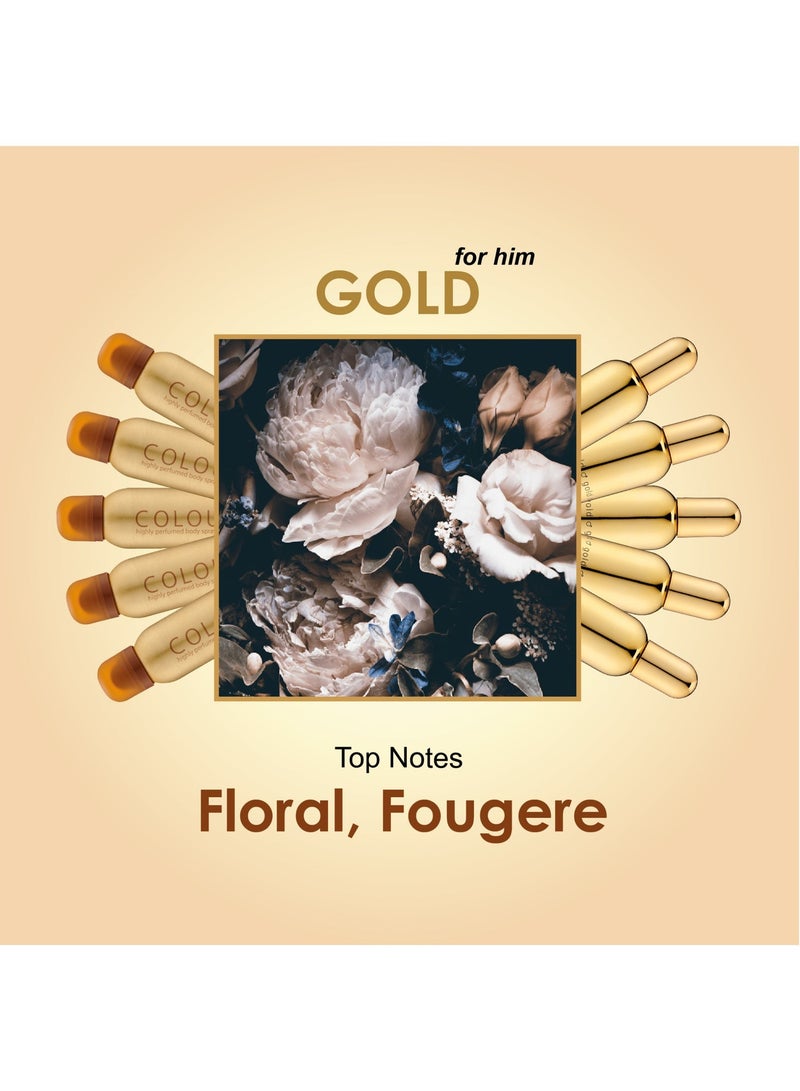 COLOUR ME GOLD MEN BODY SPRAY 150ML - Image 4