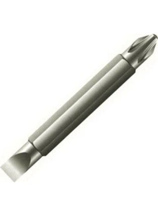 LEO 20 Pieces 65mm ¼’’ S2 Quality Magnetic Bits Double Ended Flat*Star Drill Bit, Screwdriver Bit 