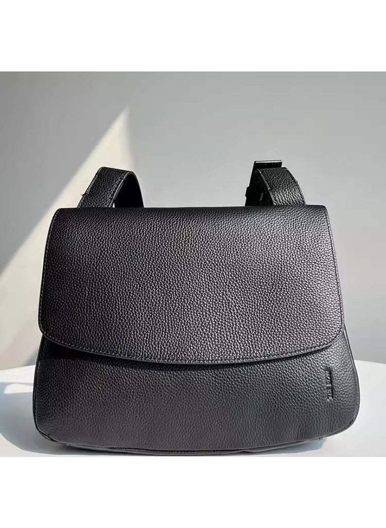 Generic - The Row Inspired Flap Messenger Bag black - Image 1