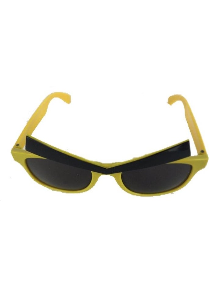Pandoli - Yellow Color Angry Bird Party Glasses with Eyebrows - Image 1