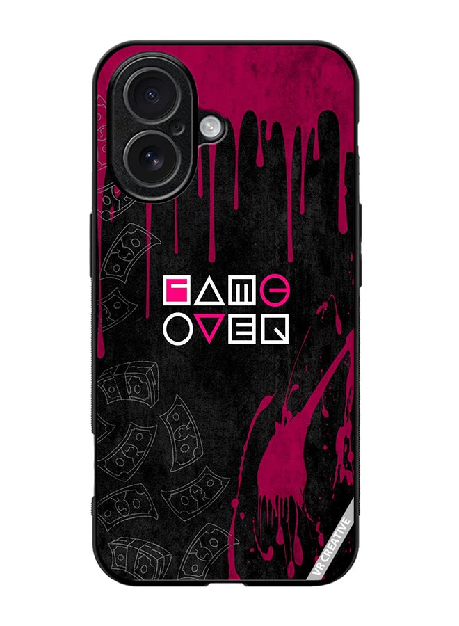 Protective Case Cover For Apple iPhone 17 Game Over Design Multicolour