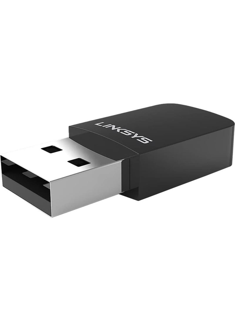 لينكسيس محول USB ثنائي النطاق MU-MIMO من Max-Stream AC600 (WUSB6100M) - Image 1