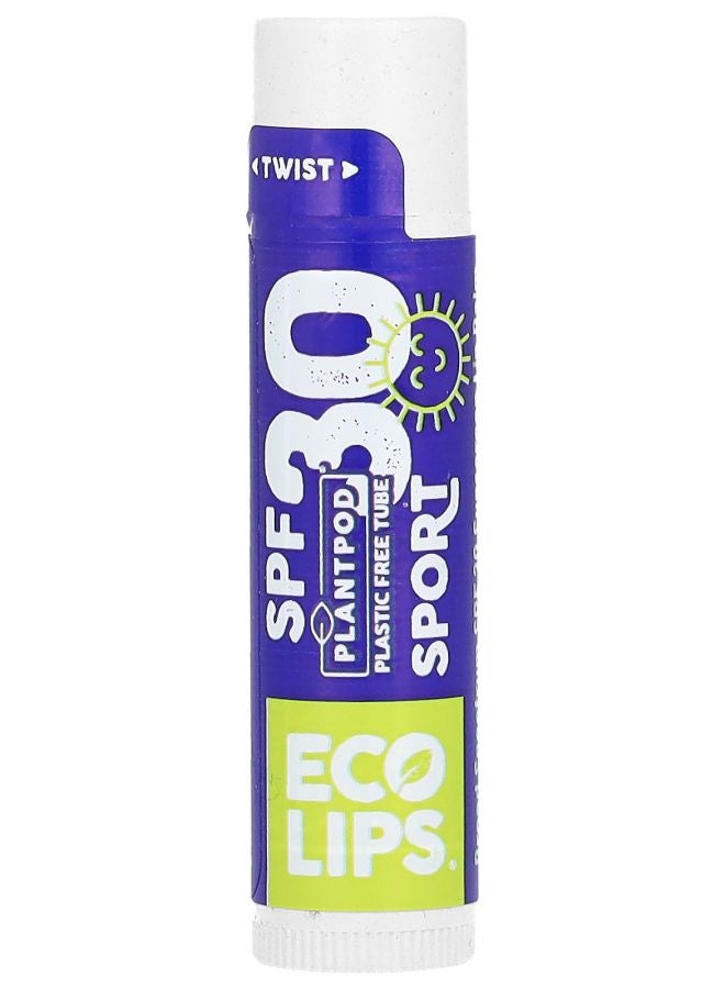 Eco Lips Sport Sunscreen Lip Balm SPF 30  .15 oz (4.25 g)