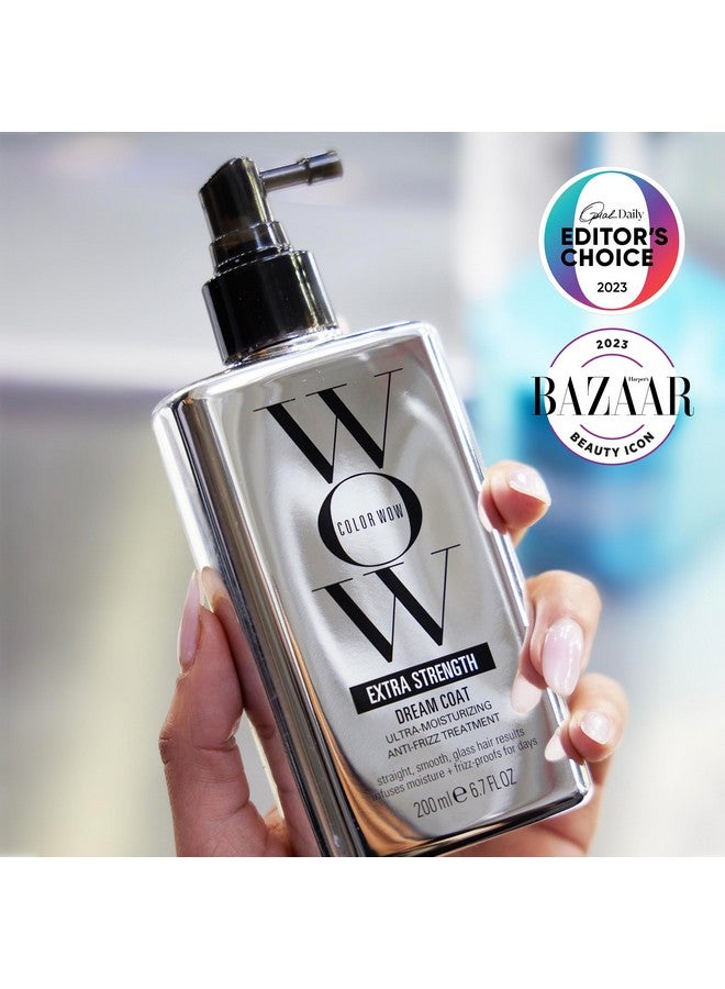كولور واو طلاء الأحلام فائق القوة من COLOR WOW - علاج قوي ومرطب للغاية ومضاد للرطوبة للشعر المعرض للتجعد الشديد، ناعم كالزجاج، مستقيم + تصفيفات مقاومة حتى 3-4 غسلات - Image 4