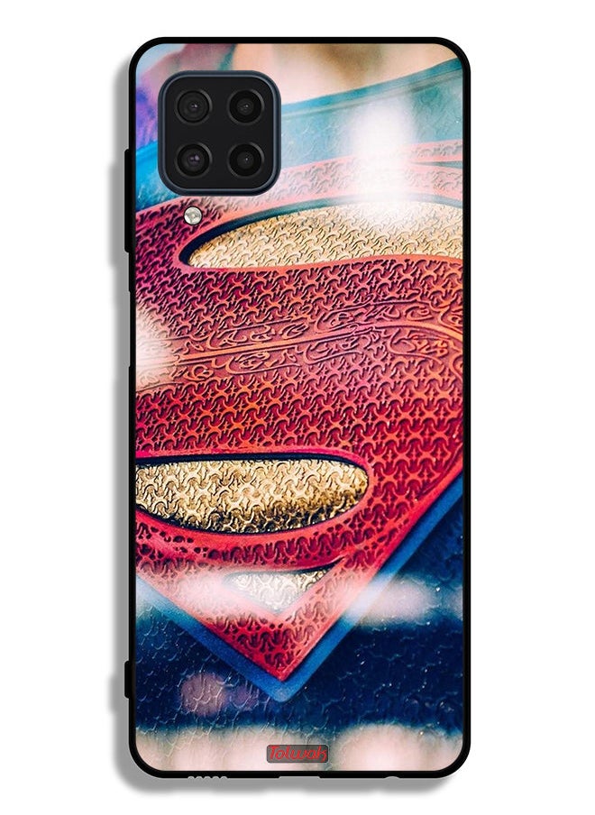 Tolwak - Samsung Galaxy F22 Protective Case Cover Superman Logo - Image 1