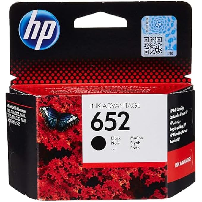 HEWLETT PACKARD CARTRIDGE 652 BLACK - Image 1
