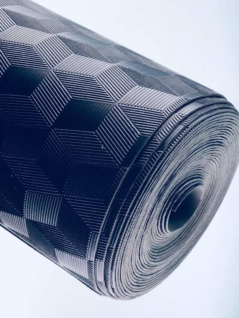 AMERIQUE 691322303360 Unique Metallic Vinyl Flooring 2mm x 4 x 25 100 sq ft Black Diamond Square Feet - Image 4