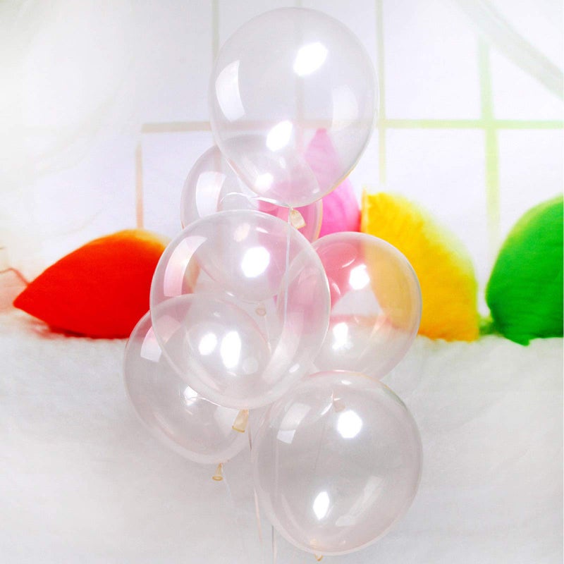 YESON 5 inch Mini Latex Party BalloonsClearPack of 120 - Image 3