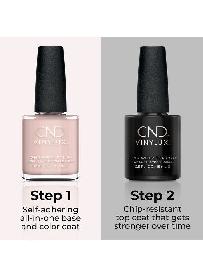 سي إن دي طلاء أظافر فينيلوكس لونج وير وردي، لون مقاوم لللمعان والتقشير، 0.5 أونصة سائلة - Image 4